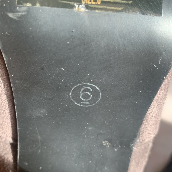 Streetwear Society Gray Over the Knee Block Heel Boots Size 6 - Picture 10 of 16